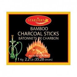 Starlight Charcoal Bamboo Sticks 22 mm Instant Light Charcoal Tablets