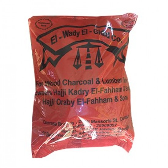 El-Wady El-Gdid Charcoal 250gm 100% Natural