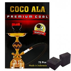 Coco Ala ( 72 Pcs ) Charcoal 100% Natural Coconut Hookah