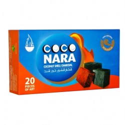 Coco Nara Natural Hookah Coals (20 FLAT Pieces)