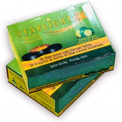 Starlight Charcoal, 33mm Instant Light Charcoal Tablets (Lemon)