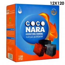 Coco Nara Natural Hookah Coals Large: 12x120 piece. 